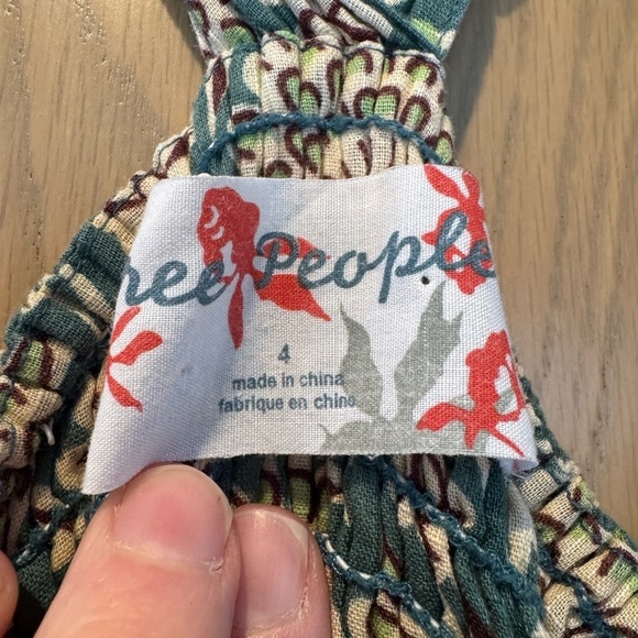 Free People CottageCore Summer Sun Dress / Floral / Cotton / 4 - Picture 12 of 14